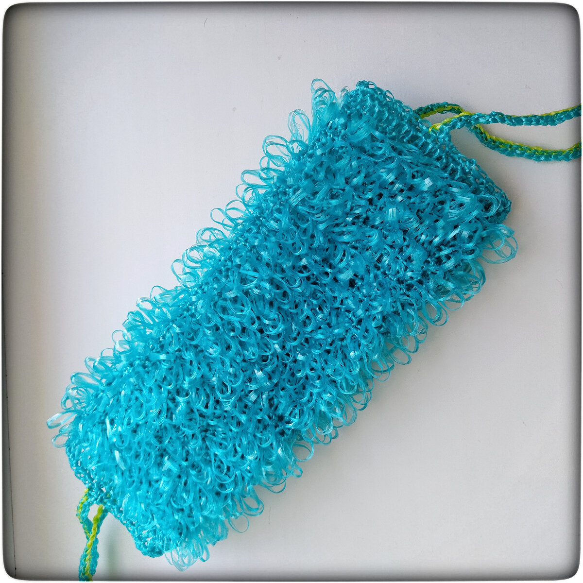 Первая мочалка - проба "пера" )))