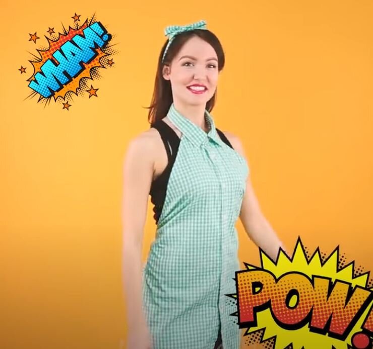    Фартук из мужской рубашки   
Источник: Скриншот из видео