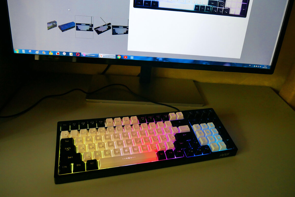 Игровая клавиатура Hiper GKEY-1000 Venom с подсветкой клавиш, мембранными переключателями и удобной эргономичной формой. Игровая клавиатура Hiper GKEY-1000 Venom оснащена мембранными клавишами.