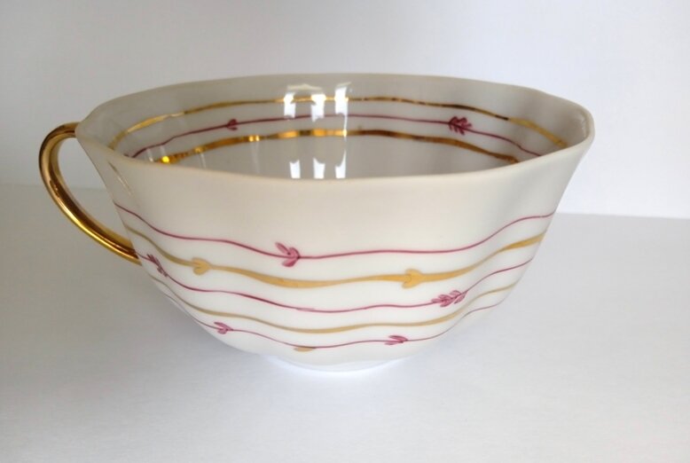 чашка чайная Дулево "Нежный". Фото автора