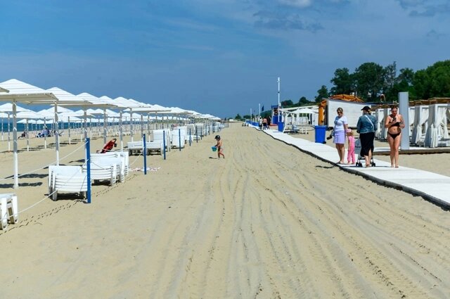    Пляж в Янтарном Фото: «АиФ-Калининград»/ Александр Мелехов