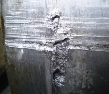 Рисунок - Износ схватыванием I-го рода стальных деталей