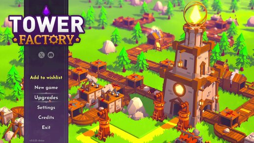 СТРОЙ И ЗАЩИЩАЙ СВОЙ ЗАВОД! НОВАЯ ИГРА TOWER FACTORY