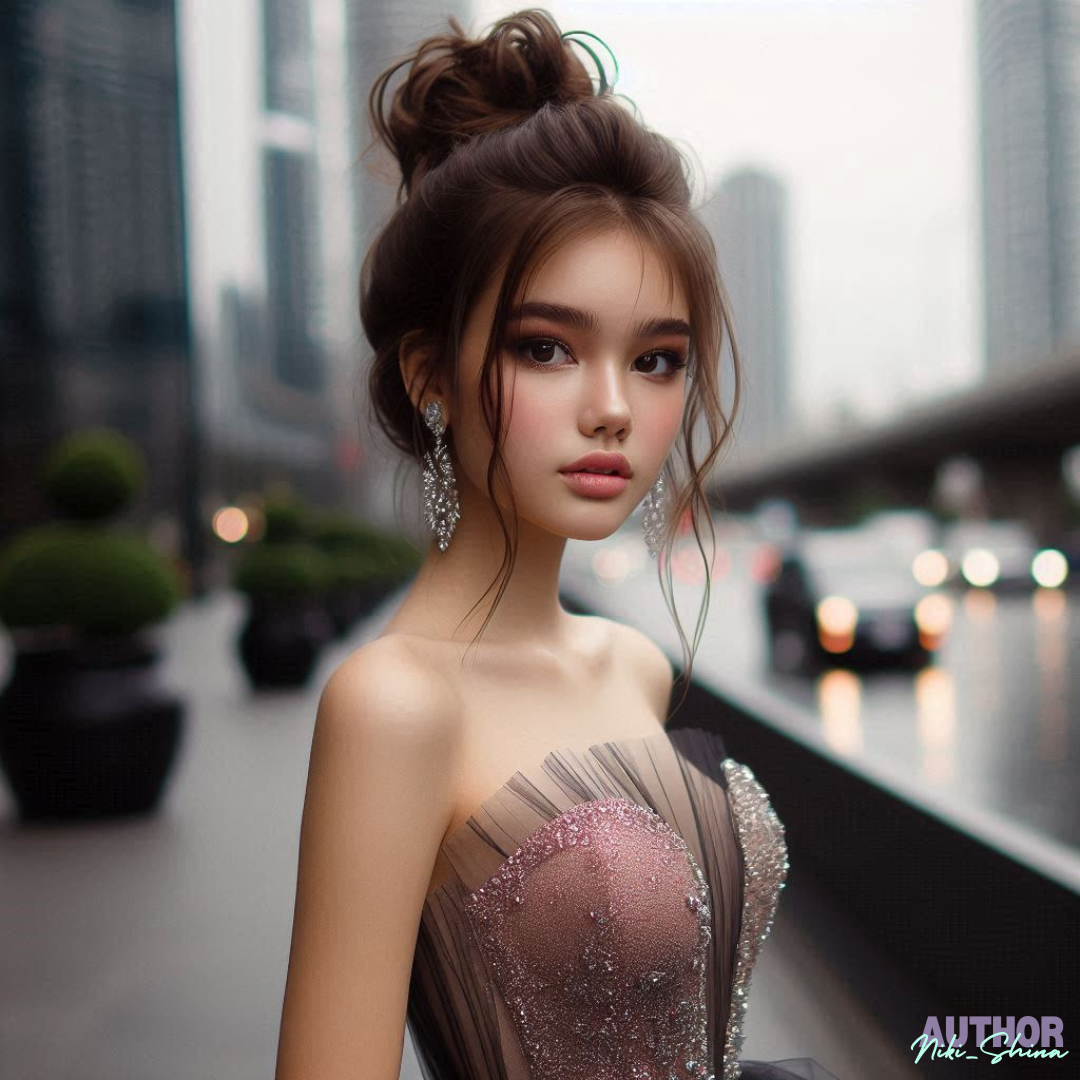 Причёска-Небрежный паучок 