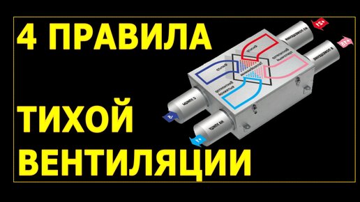 4 правила тихой вентиляции