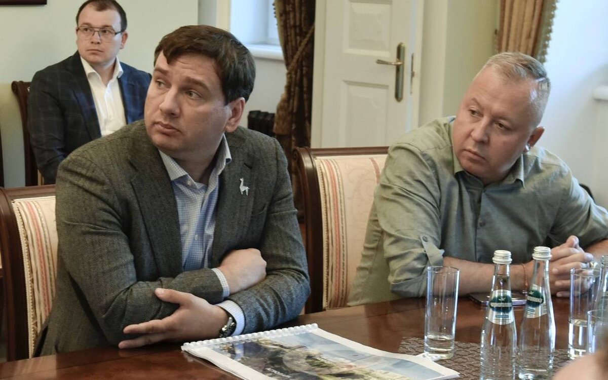    Воронежский бизнесмен Сергей Слабунов презентовал проект-конструктор для аграриев Фото из телеграм-канала «Алексей Гордеев»