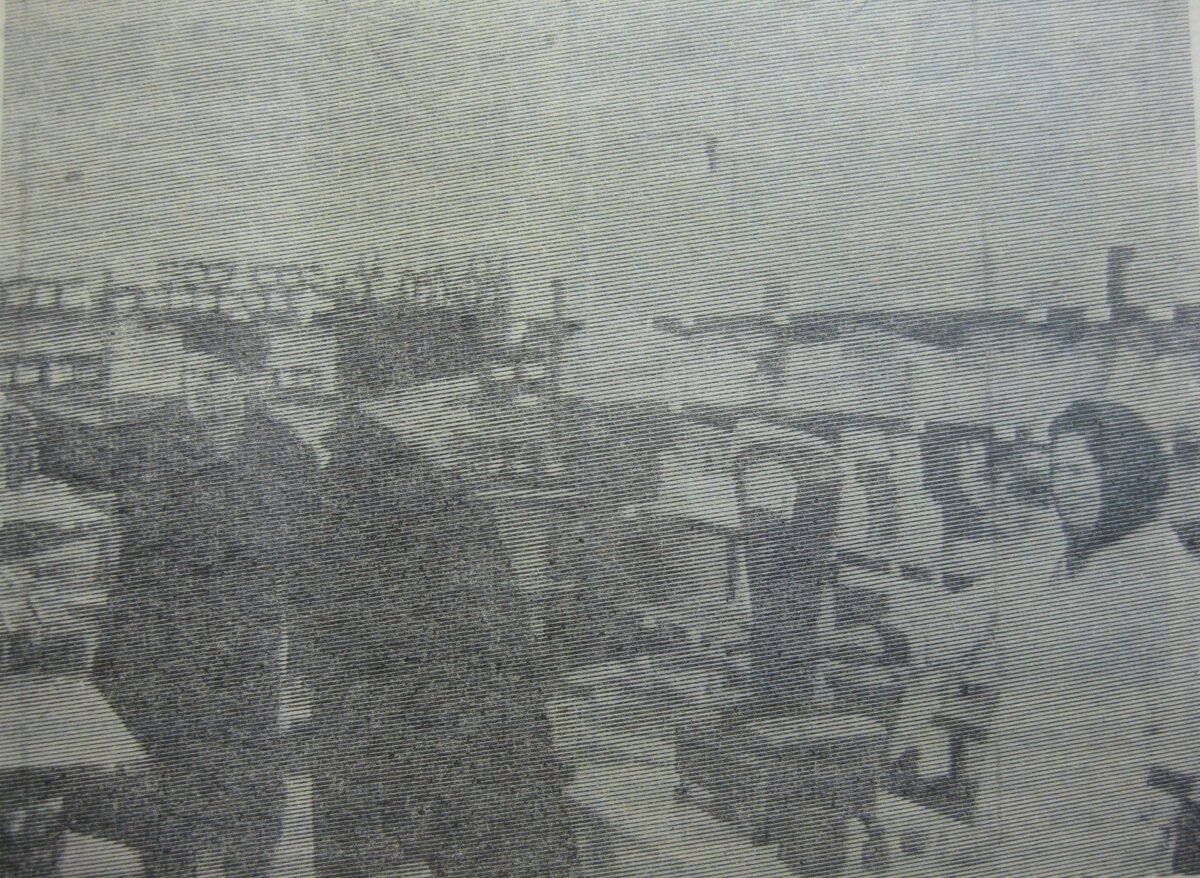 1974 год, продовольственный магазин, обслуживает покупателей Лобановская Лидия Яковлевна