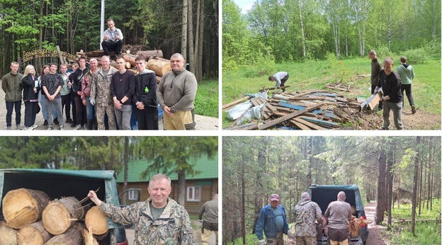    В Дендропарке прошёл субботник