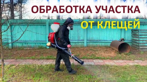 Акарицидная обработка участка от клещей в Московской области