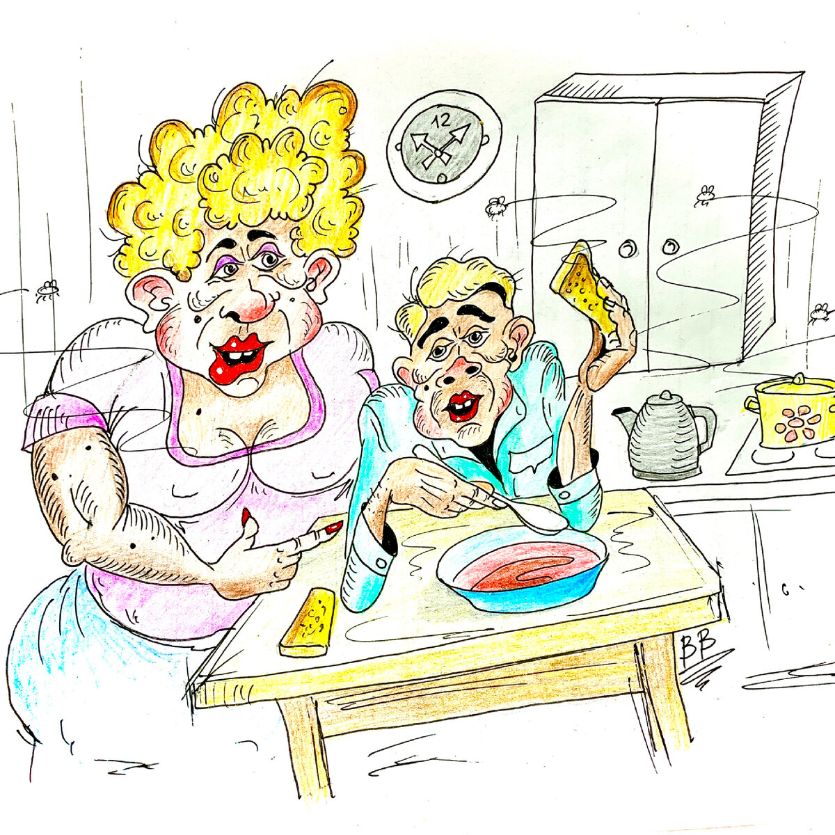 Рассуждать о жизни лучше за борщом