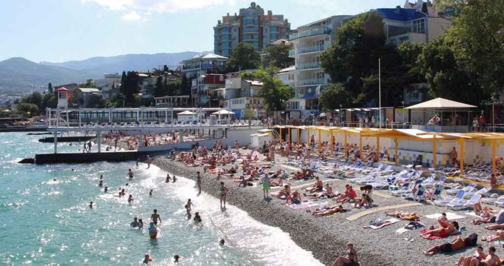 Обзор посёлка Краснокаменка (Крым)