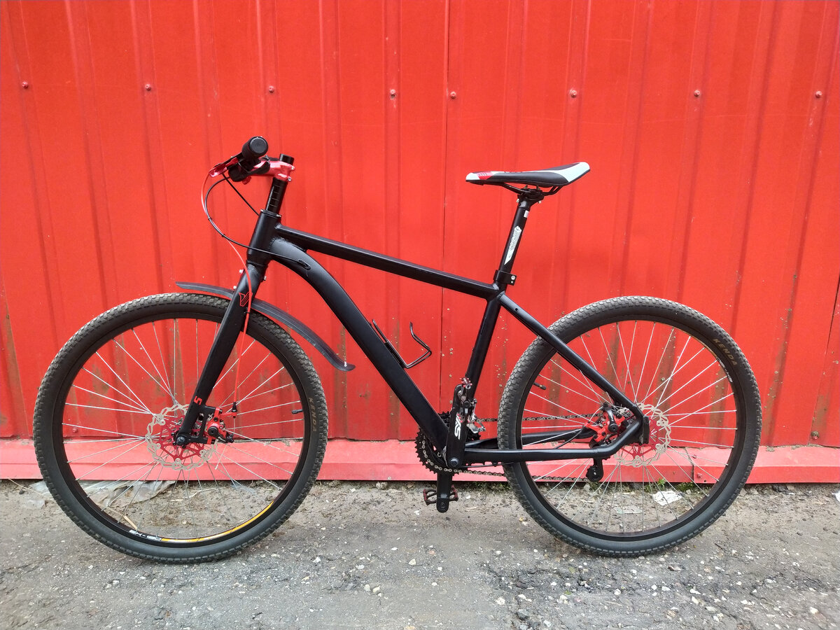 Гревел-велосипед на алюминиевой раме