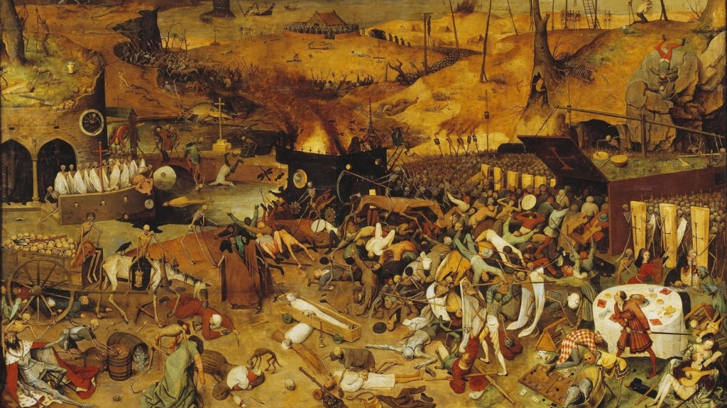 Брейгель, конечно, писал не Тёмные века. Но атмосферу сбора налогов в те времена отразил верно.