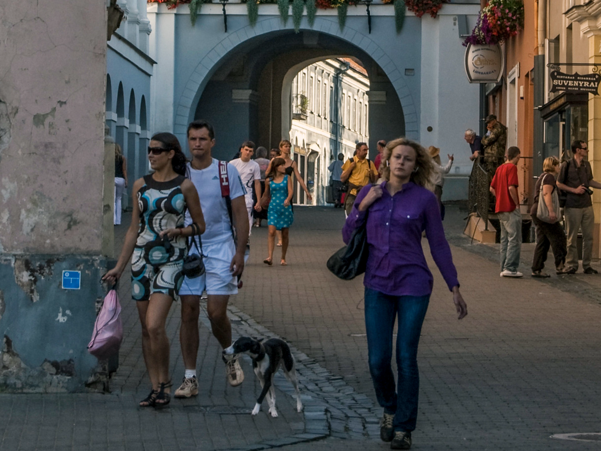 Современный Вильнюс уже не выглядит так заманчиво, как в те годы