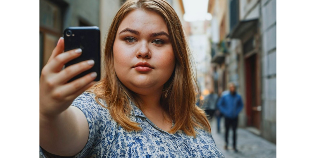 Скрываясь за профилем красотки