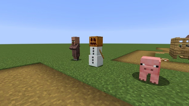 Many different mobs can be created with commands, all without their AI (Image via Mojang)