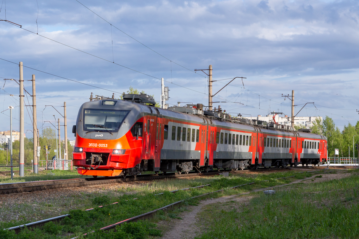 Электричка правдинск рождественская. Эп3д Нижний Новгород. Эп3д-0053. Электричка эп3д. Электричка 2022.
