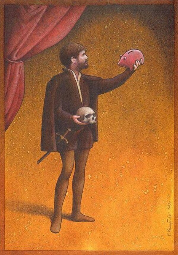 Павел Кущинский "Гамлет" (из открытых источников).