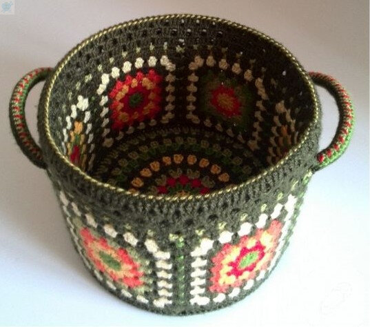 Корзинки для мелочей или клубочков. Мир спиц и крючка