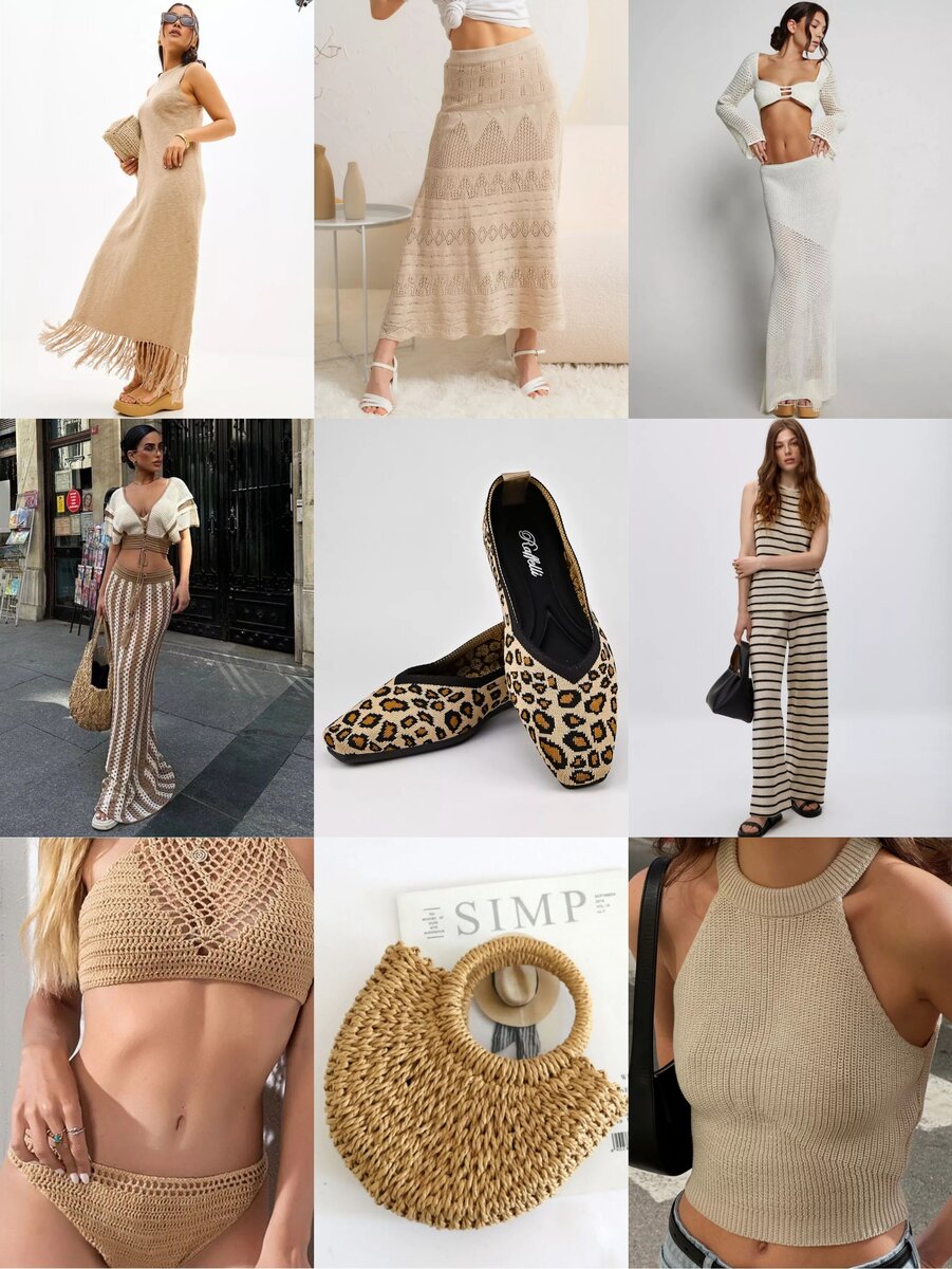 Вязаная подборка с Wildberries 