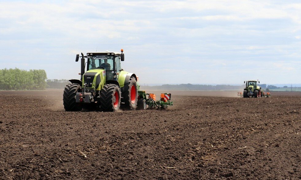   Посевная после дождя. Фото: Минсельхоз Новосибирской области. Анна Камалова