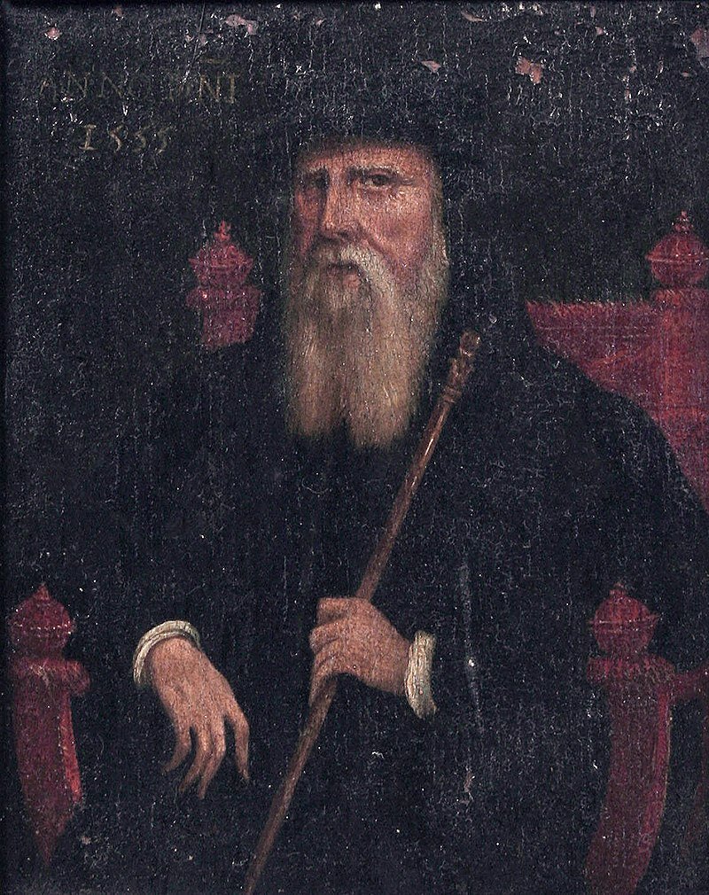 Джон Рассел, 1-й граф Бедфорд, 1555 год (работа Ганса Гольбейна-младшего). Открытый источник