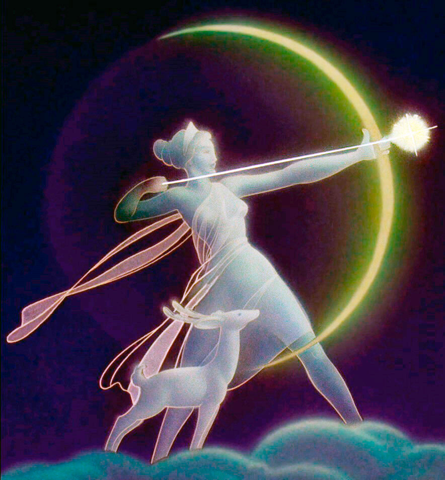 Космы черные раскинув