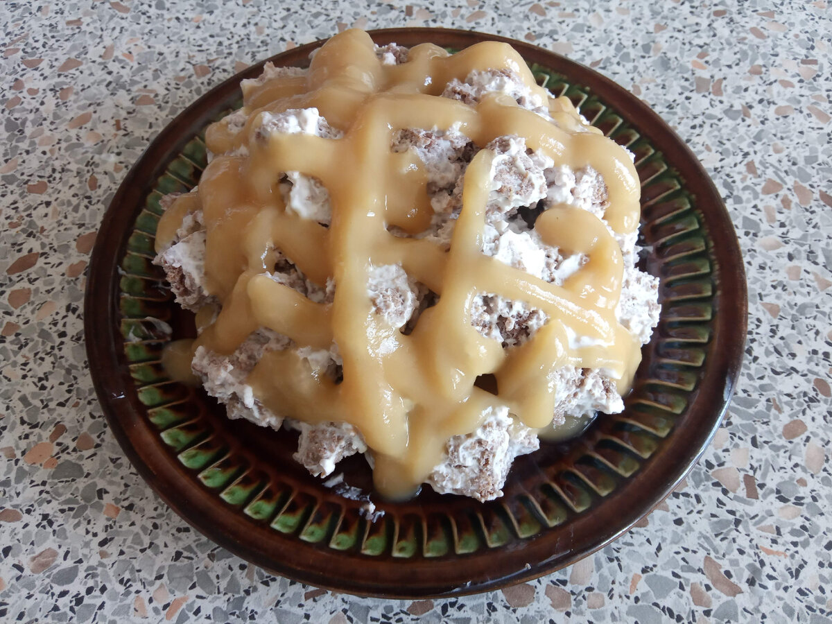 Тортик реально мини, но очень плотный и сытный