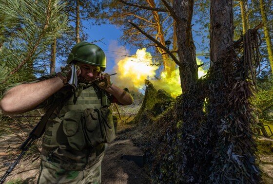    Работа расчета гаубицы Д-30 в зоне СВО