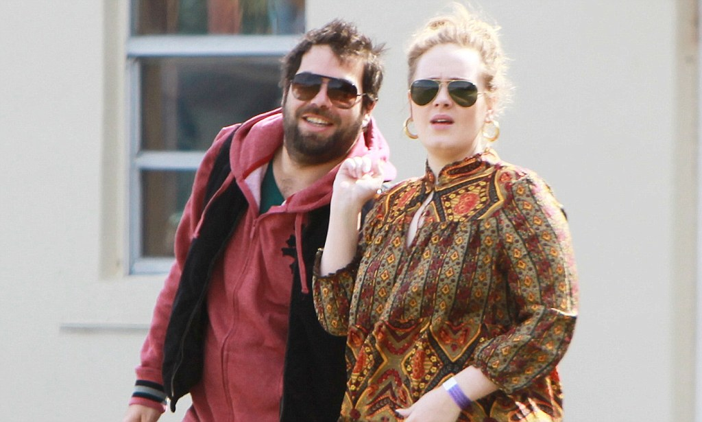 Певица Адель и ее муж