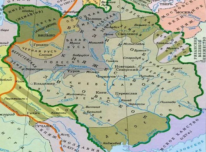 Великое княжество Литовское без какого-либо труда заняло всю Украину