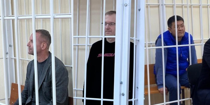 Слева направо: Зырянов, Гоманов, Муслимов Р. Фото Управления Судебного департамента в Новосибирской области