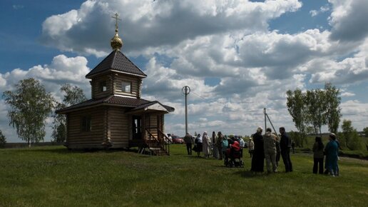 Специальный репортаж: освящение креста часовни Георгия Победоносца