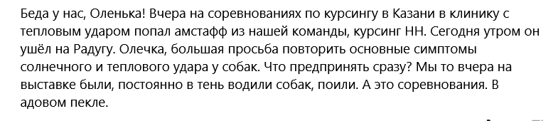 Сообщение от подписчика 