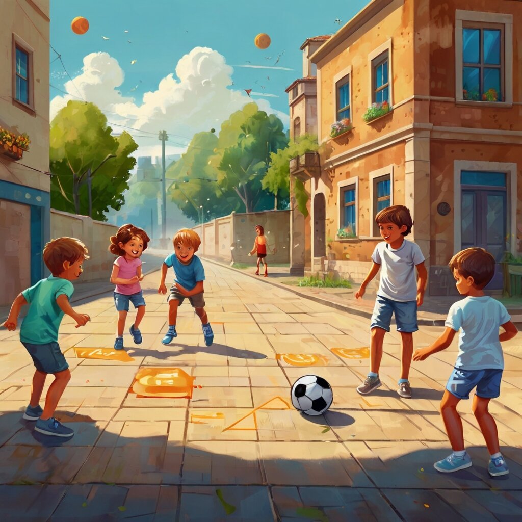 Активные игры на улице летом для детей