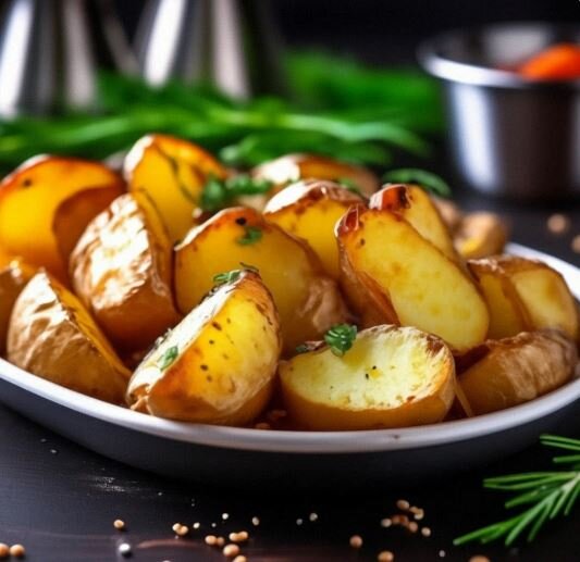 Запечённый картофель - рецепт на канале Вкусно Просто Быстро