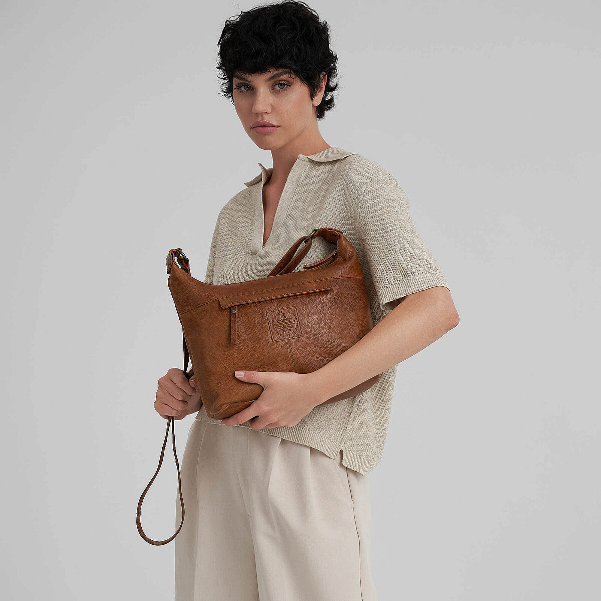 Сумка из кожи Latigo с мягким силуэтом