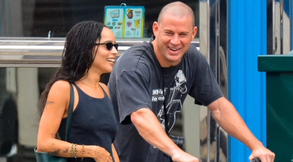     Зои Кравиц и Ченнинг Татум / Скриншот из видео «Zoe Kravitz and Channing Tatum love Story»