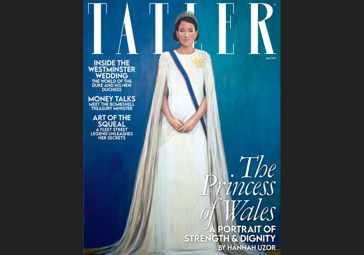 Обложка июльского номера журнала "Tatler"