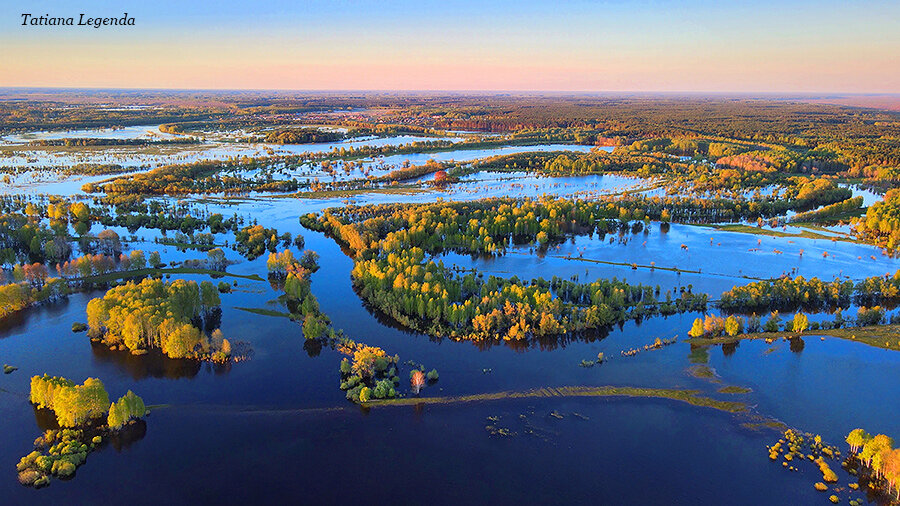 Деревня Окунево, река Тара, Омская область. Фото: Соколова Татьяна, г. Омск