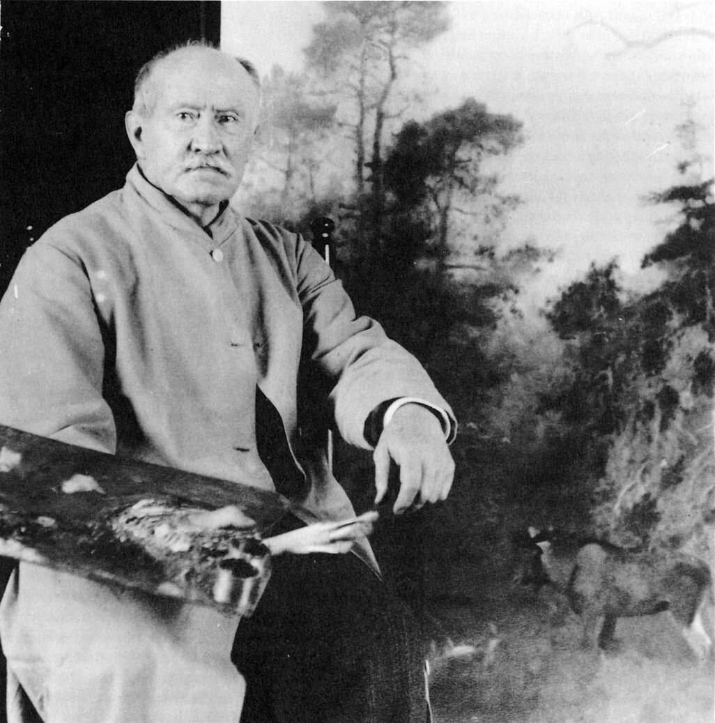 Бруно Лильефорс за работой в своей студии / Источник: Wikimedia Commons (Public domain) https://commons.wikimedia.org/wiki/File:Bruno_Liljefors.jpg