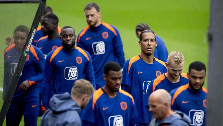    Футболисты сборной Нидерландов. AFP