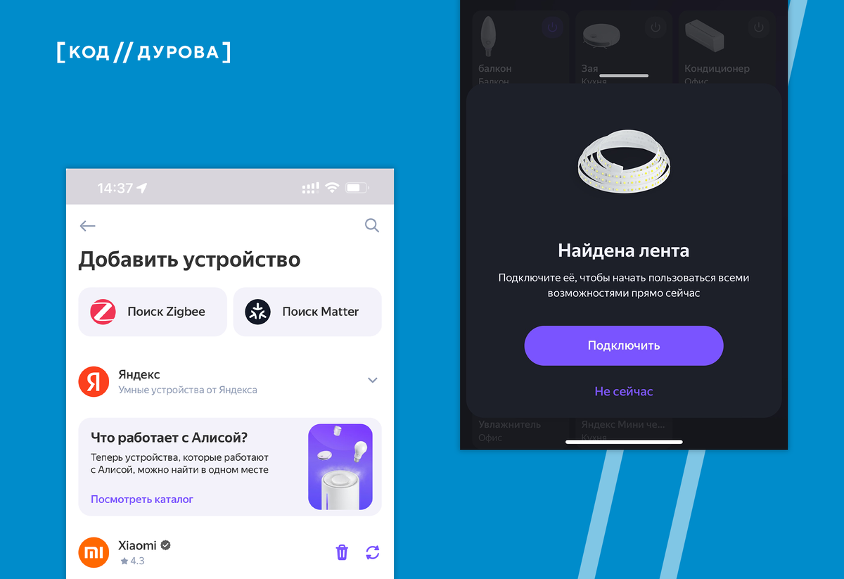 Обзор первых Matter-устройств Яндекса, и как развивается его умный дом |  Код Дурова | Дзен
