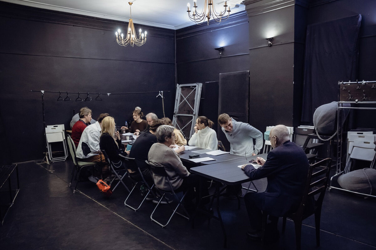 Репетиция спектакля «Усадьба Ланиных» Фото: пресс-служба РАМТ