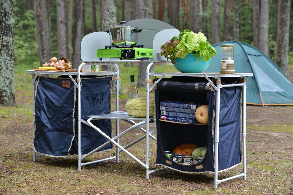 С мобильной кухней Karelia у вас все будет по полочкам