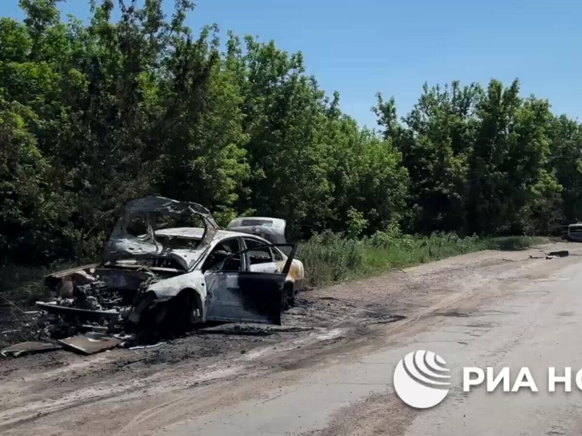    "Дорога смерти" в Донецке. ВСУ бьют беспилотниками по гражданским© РИА Новости