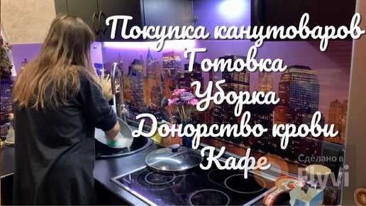 ПОКУПКА КАНЦТОВАРОВ / ГОТОВКА и УБОРКА / ДОНОРСТВО КРОВИ / ПОШЛИ в КАФЕ / РЕЗУЛЬТАТЫ АНАЛИЗОВ