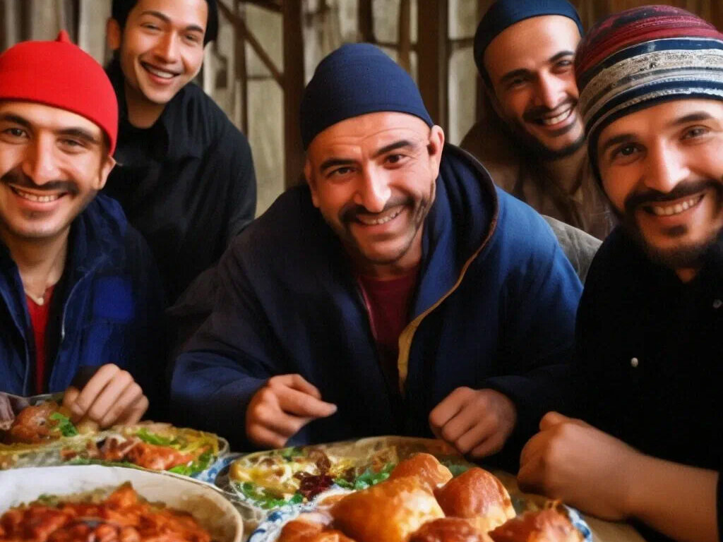 Всем привет! Живут не богато - а именно, сыто. Еды в Таджикистане полно - горы жаренного мяса, рыба и лепешек встречаются на каждом углу.