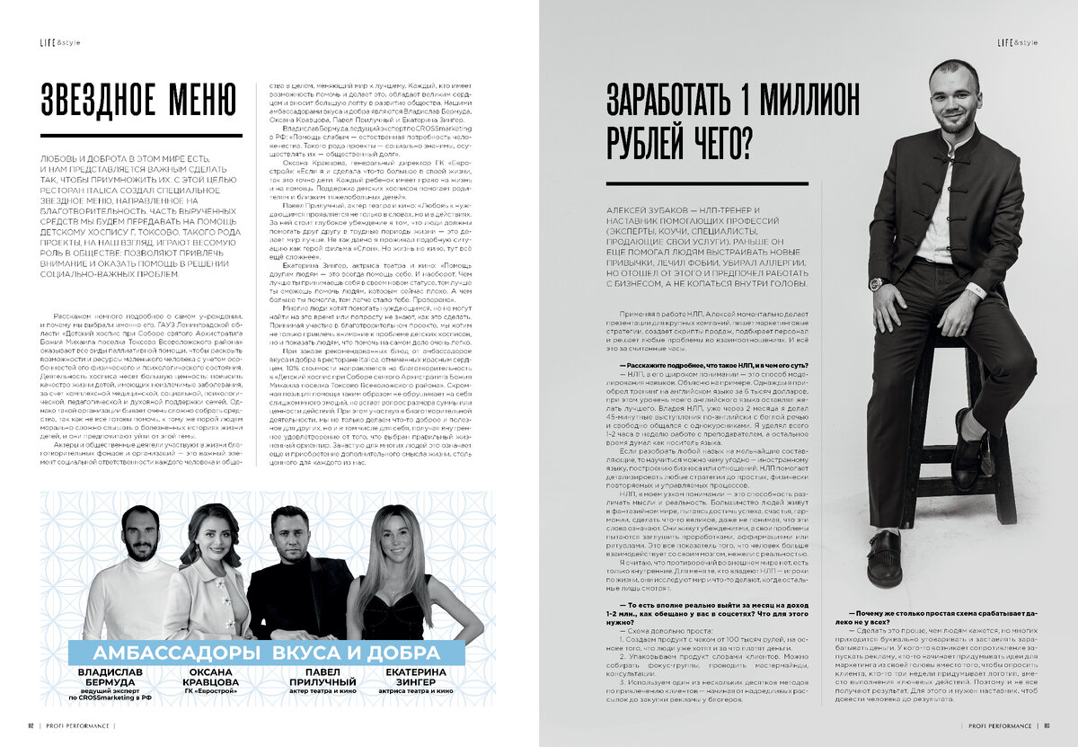 Публикация из 11-го выпуска журнала Profi Performance