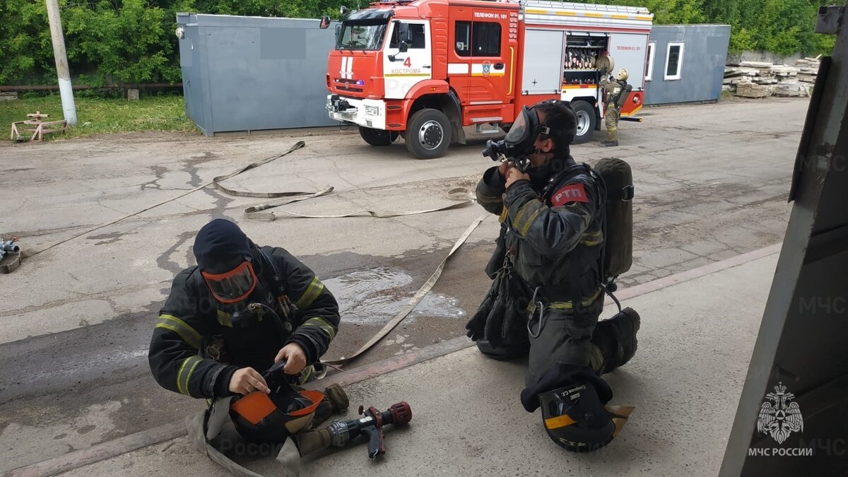 В Костроме прошли тренировочные пожарно-тактические учения на  железнодорожной станции | МЧС Костромской области | Дзен